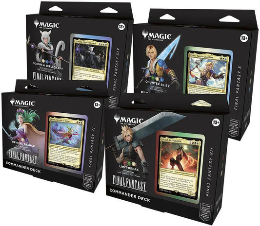 Hot Sale-Magic the Gathering-FINAL FANTASY Commander Deck Display