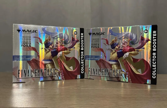Magic The Gathering MTG Final Fantasy Collector Booster Pack Omega Box 2x Sealed